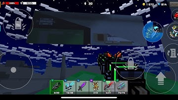 Out of the map slender forest! Pixel Gun 3D