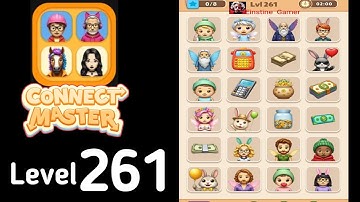 Connect Master Match Puzzle level 261 Guide Walkthrough Solution