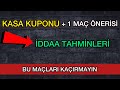 KASA KUPONU + 1 İDDAA MAÇI KAÇIRMAYIN.. 9 ARALIK 2020 ...