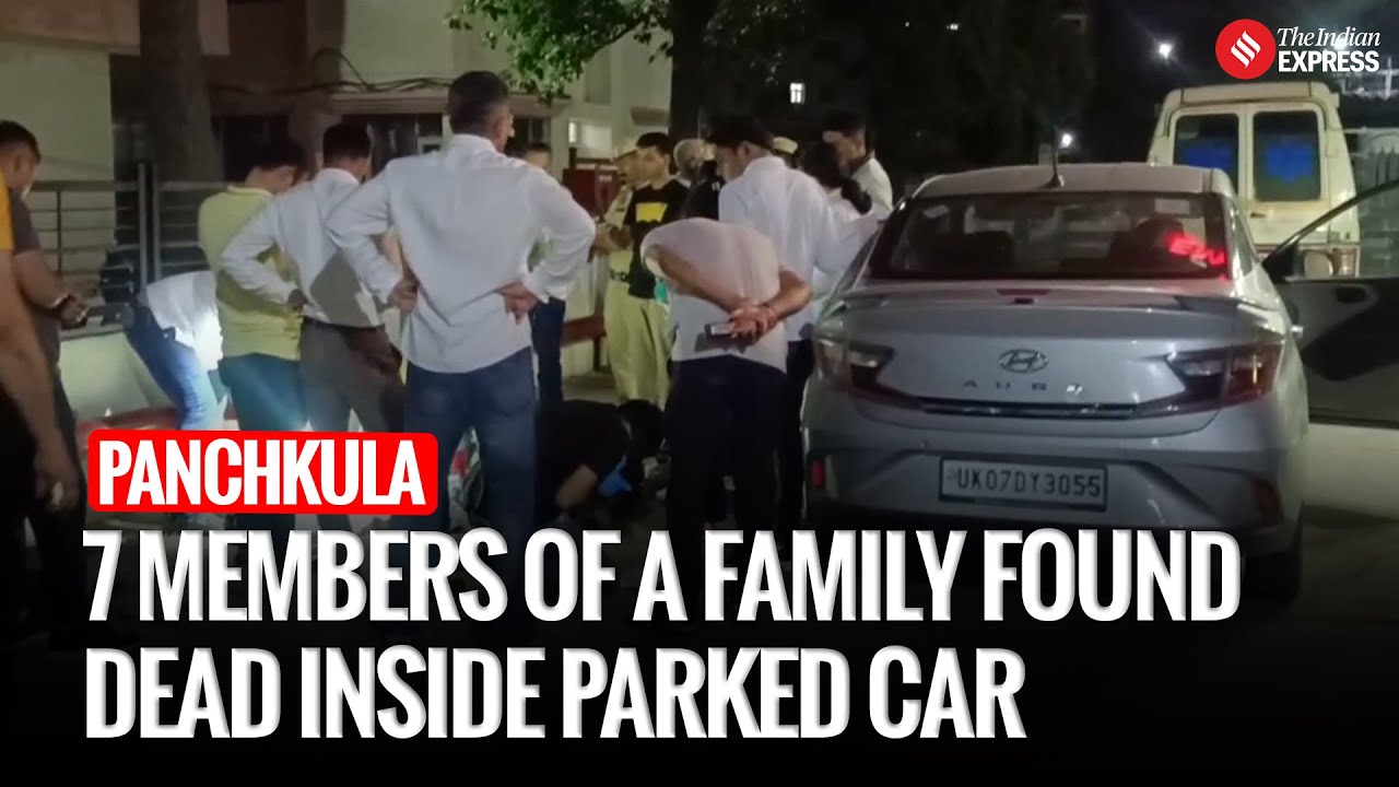 Panchkula News : 7 Members Of A Family Found Dead Inside Parked Car In Panchkula; Suicide Suspected