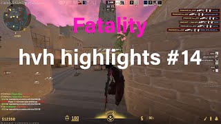 #cs2 fatality.win hvh highlights #14 sub giveaway