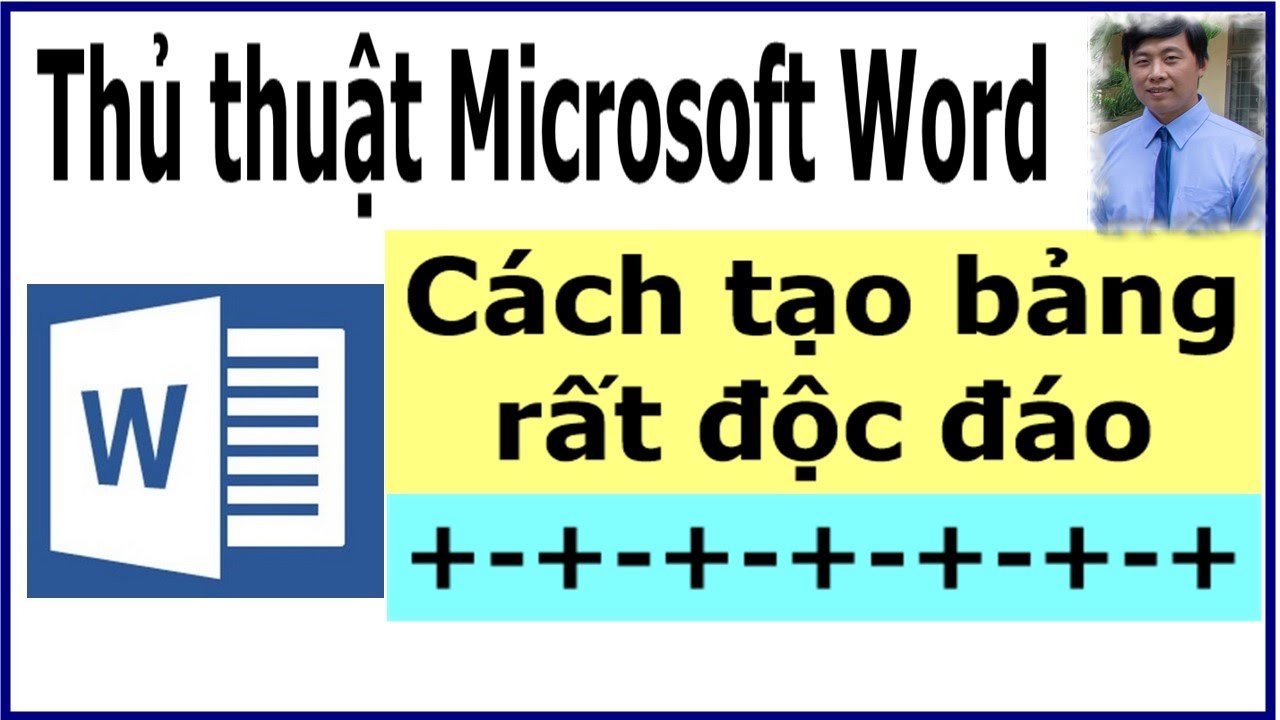 Thủ thuật Microsoft Word –  Cách tạo bảng rất độc đáo  #shorts