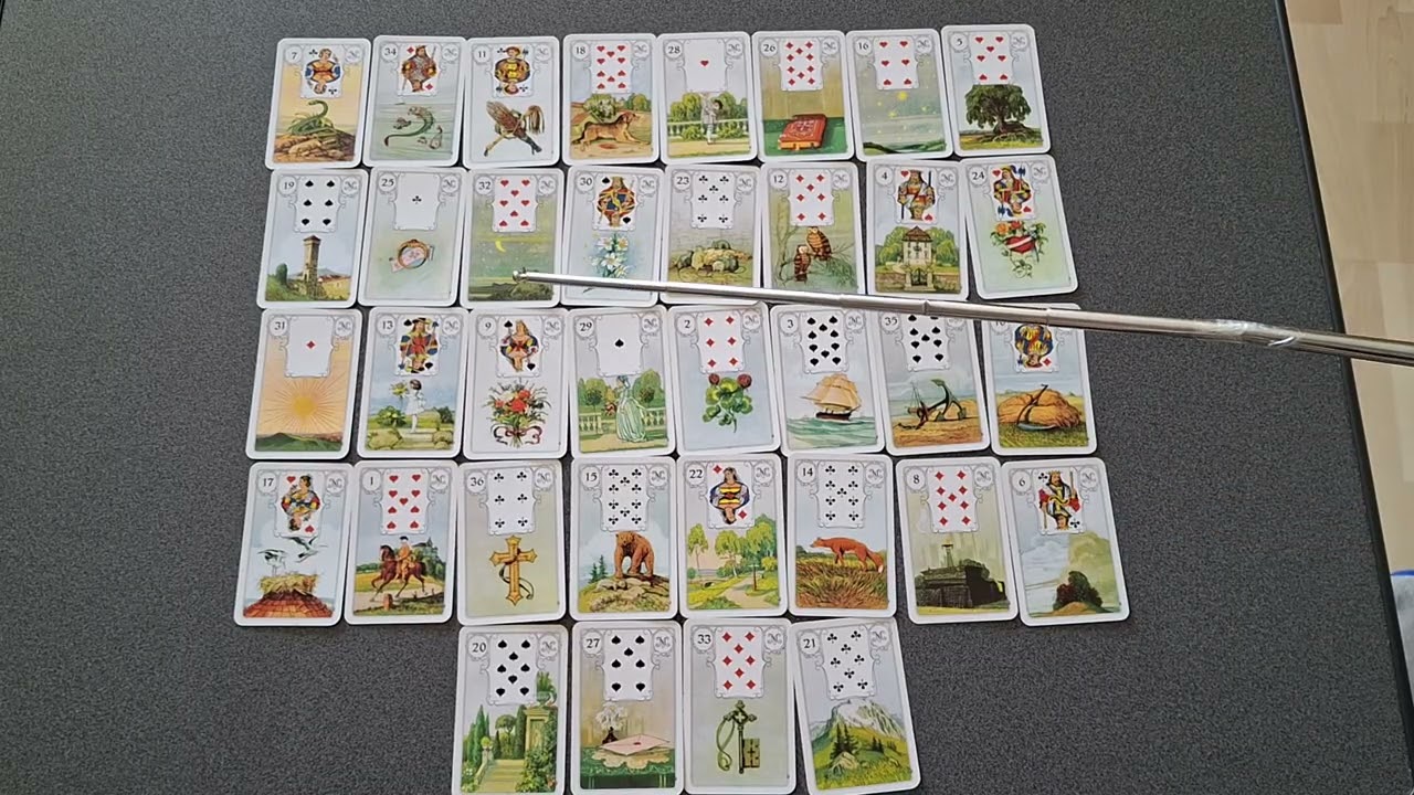  Lenormandkurs 📚🏋‍♂️🏋‍♂️  - Teil 74 - Arbeitssuche Homeoffice