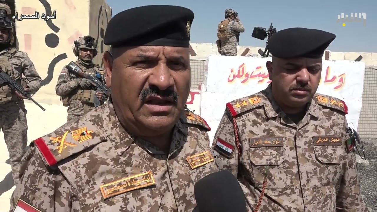 برنامج اسود الصحراء مع ابطال حمرين الفرقة الأولى قيادة عمليات ديالى **