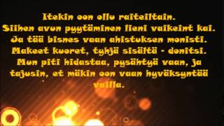 Miniatura de vídeo de "Brädi -  Hätähuuto (Feat  Toni Wirtanen) LYRICS"