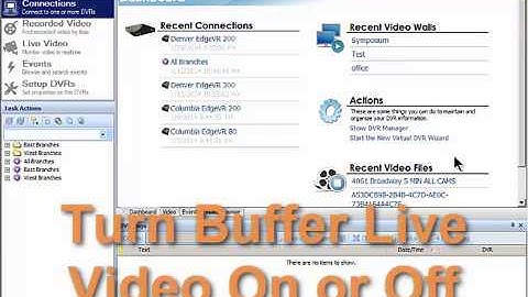 TechTips NVR Buffer Live Video