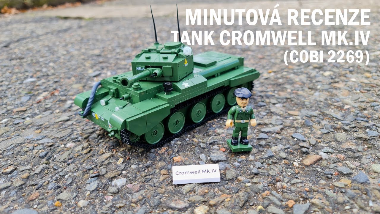 Britský tank Cromwell Mk.IV - Minutová recenze (COBI 2269)