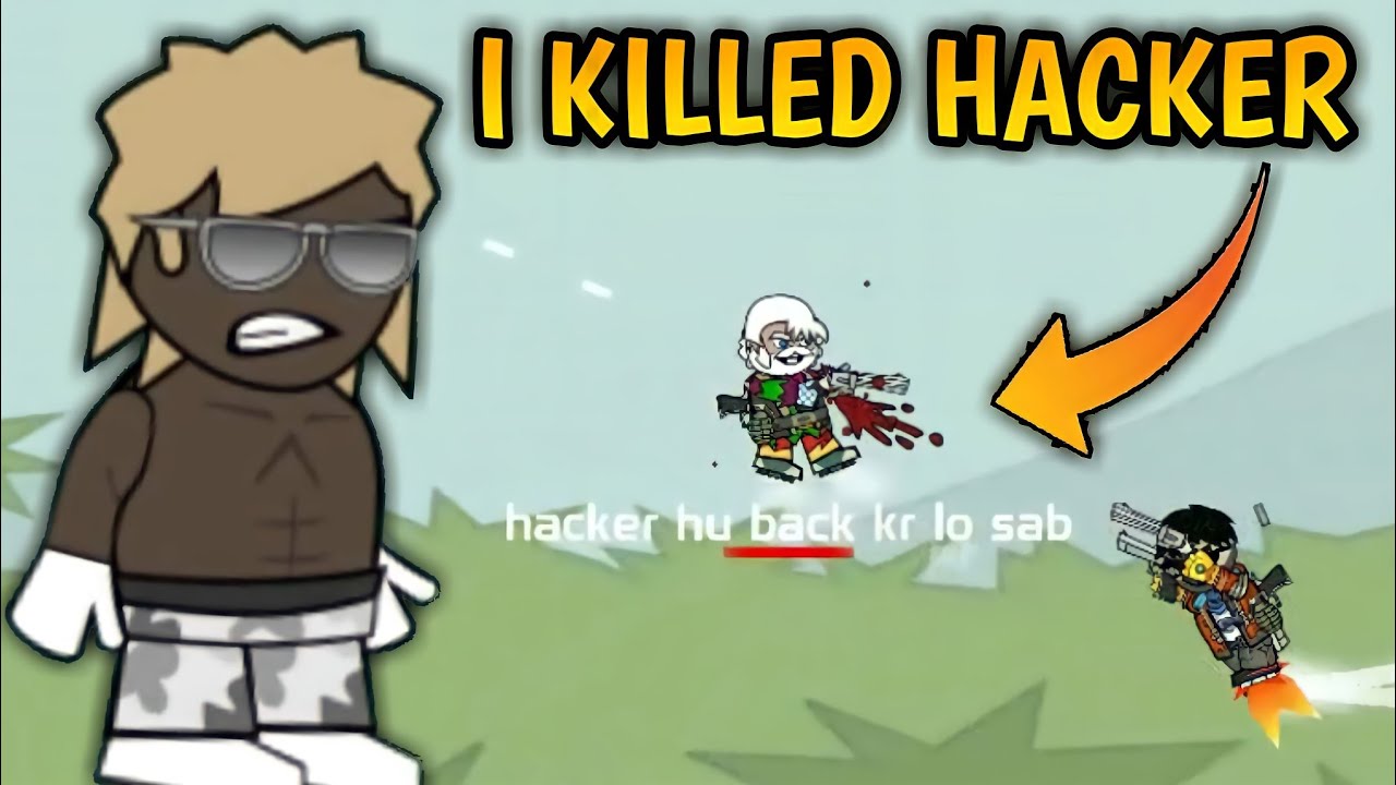 i killed the hacker in mini militia 😱
