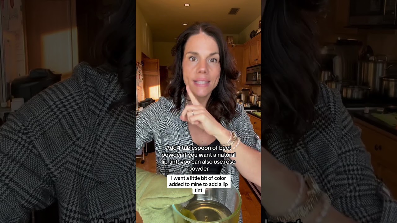 All natural tinted lip balm-super simple recipe 