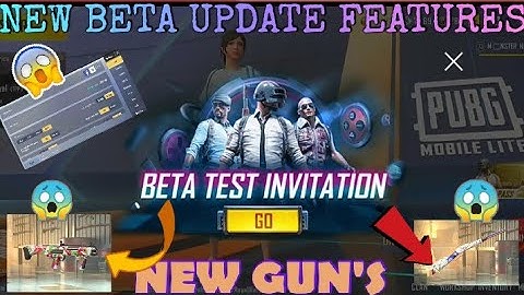 😍ALL NEW FEATURES IN 0.24.0 BETA UPDATE l🤑 new dbs and win94 guns l pubg lite..