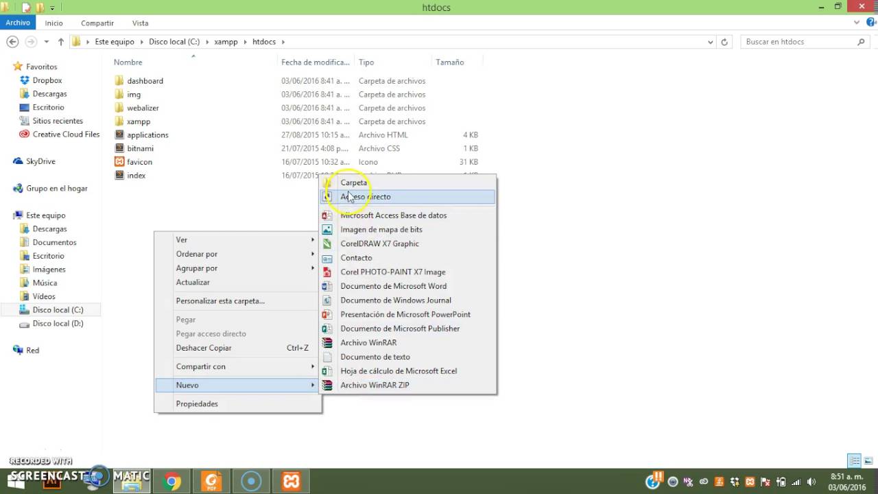 Instalación de xampp brackets y prueba funcional YouTube