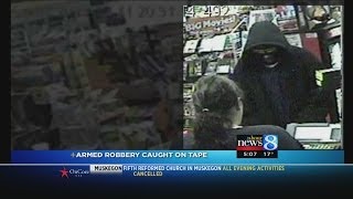 Norton Shores Gas Station Robbery Caught on Tape