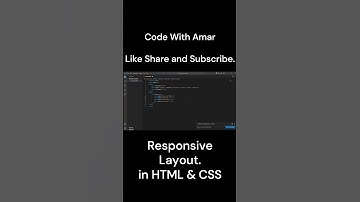 Responsive layout using flex in html and css 💖. #flexbox #webdevelopment #flex #html5 #shorts #viral