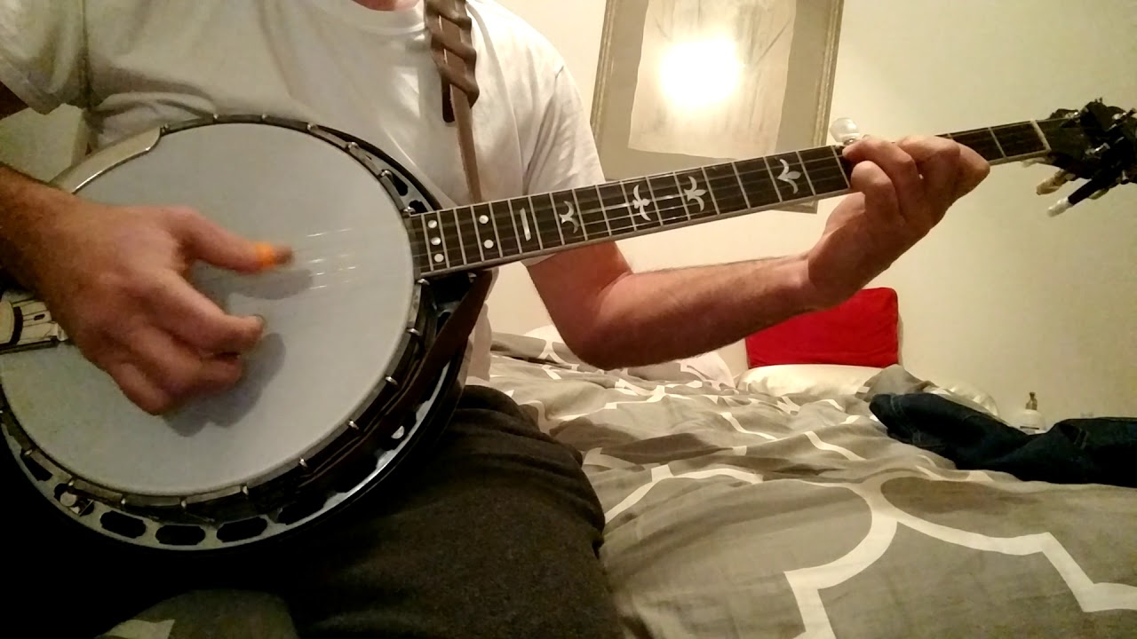 Old Spinning Wheel banjo double stop break YouTube