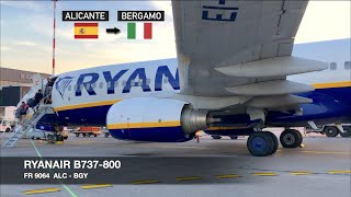 TRIP REPORT | Ryanair B737-800 | Alicante ✈ Milan Bergamo BGY