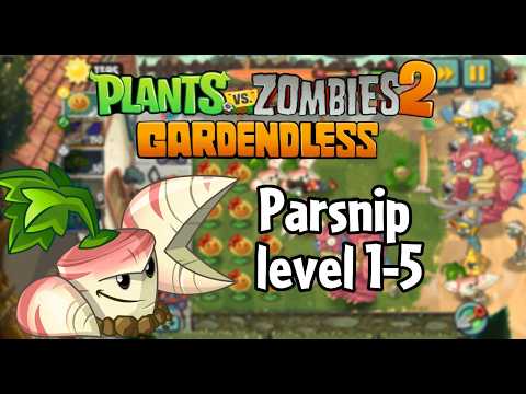 All "Get Parsnip" level in Gardenless | Plants vs Zombies 2 Gardenless
