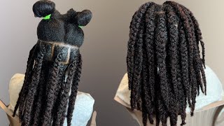 PART 5. Fast Hair Growth With Mini Twists Extension : 4Month Lasting Results. Detailed.
