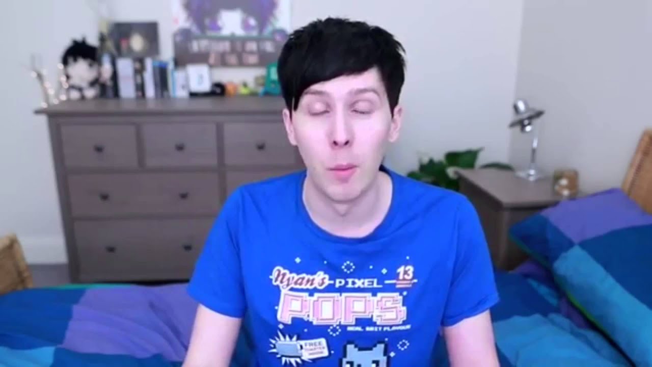 Phil Lester's Blue Hair Transformation - wide 8