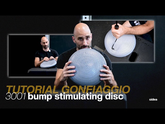 Sidea 3001 Disco stimolante a protuberanze - TUTORIAL PER IL GONFIAGGIO