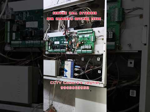 ATM Service Call Attended. NVR Offline Issue solved.#viral #jagtial #cctvcamera #cctvservice