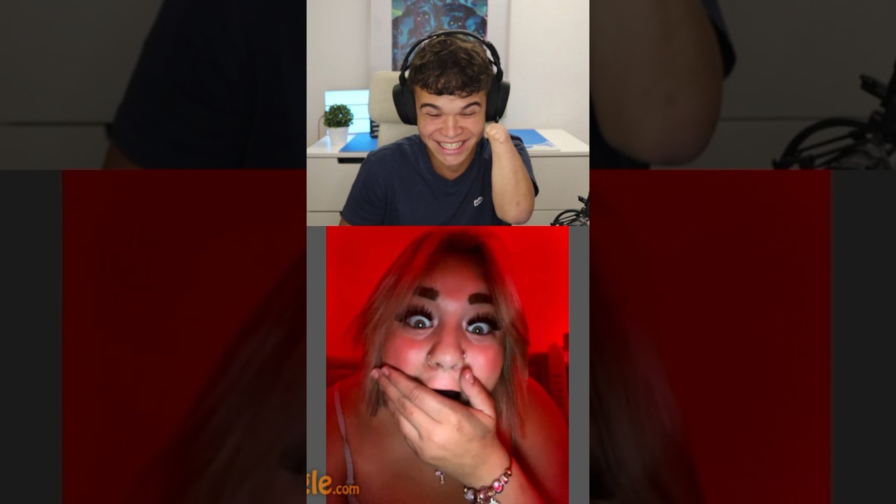 She had no idea! #funny #prank #comedy #omegle