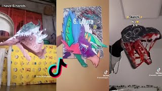 Dragon Puppet Crafts | Paper Dragon TikTok Compilation #113