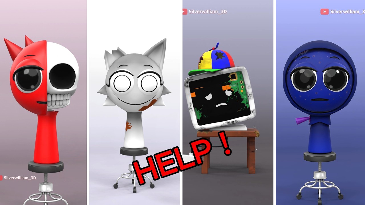 Bizarre 3D Character Compilation | Dark Humor Edition