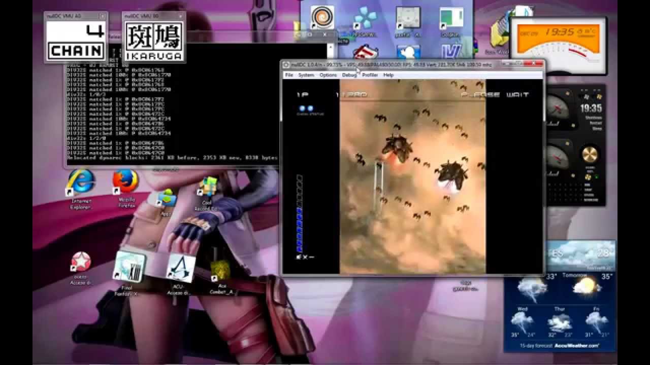 configuracion nullDC v1.0.4  :  game :Ikaruga