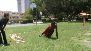 Dre Baldwin: One Hand Plank Rope Swing Pt. 1 | Core Exercises Training 6 Pack Abs screenshot 1