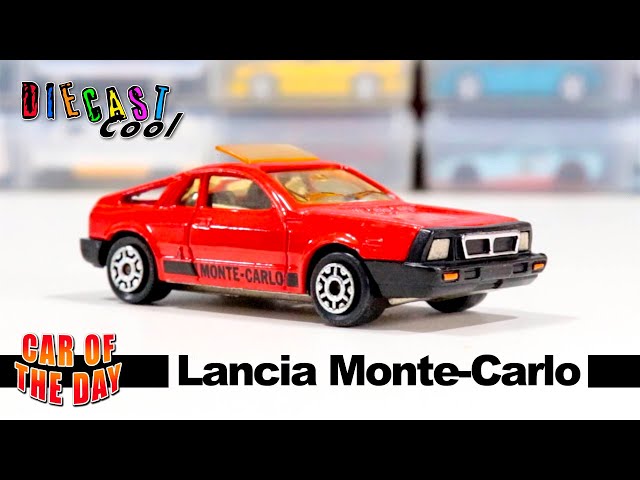 Majorette Série 200 – Lancia Monte-Carlo, Boîtage Belge, édition Blanche Blister Neuf