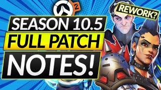 NEW MID SEASON 10 PATCH! - Tanks Are Broken? - All Hero Buffs and Nerfs - Overwatch 2 Update Guide
