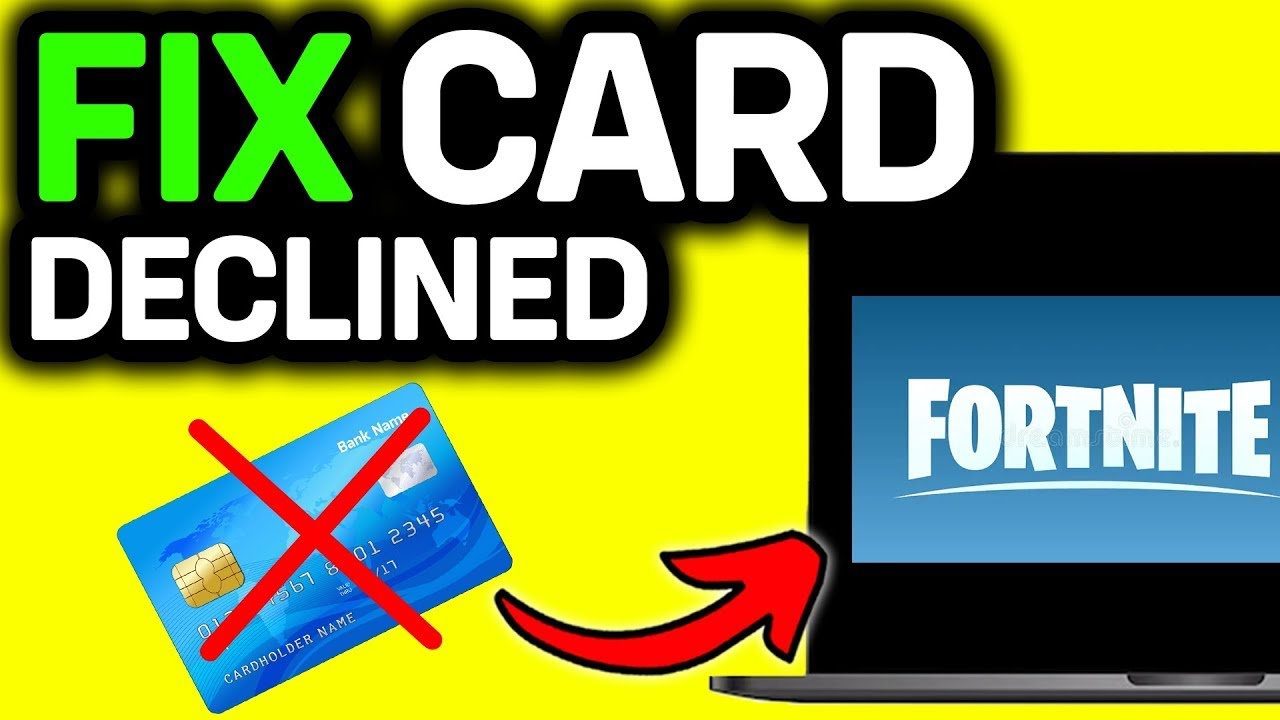 UPDATED 2025! How To Fix Debit Card DECLINED On Fortnite | Card Declined Fortnite Fix Easy Guide