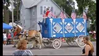 Peru Indiana Circus Parade 2014 (highlighting the circus wagons)