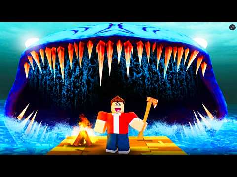 SOBREVIVA 100 DIAS EM UMA JANGADA - ROBLOX