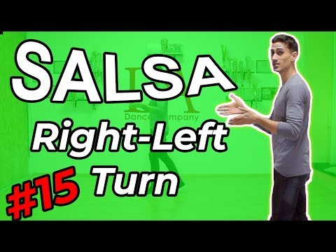 Salsa Footwork Tutorial 15: Right-Left Turn | by Marius 2018