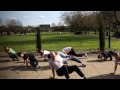 Haggerston park training with East London Capoeira &amp; Mestre Fantasma