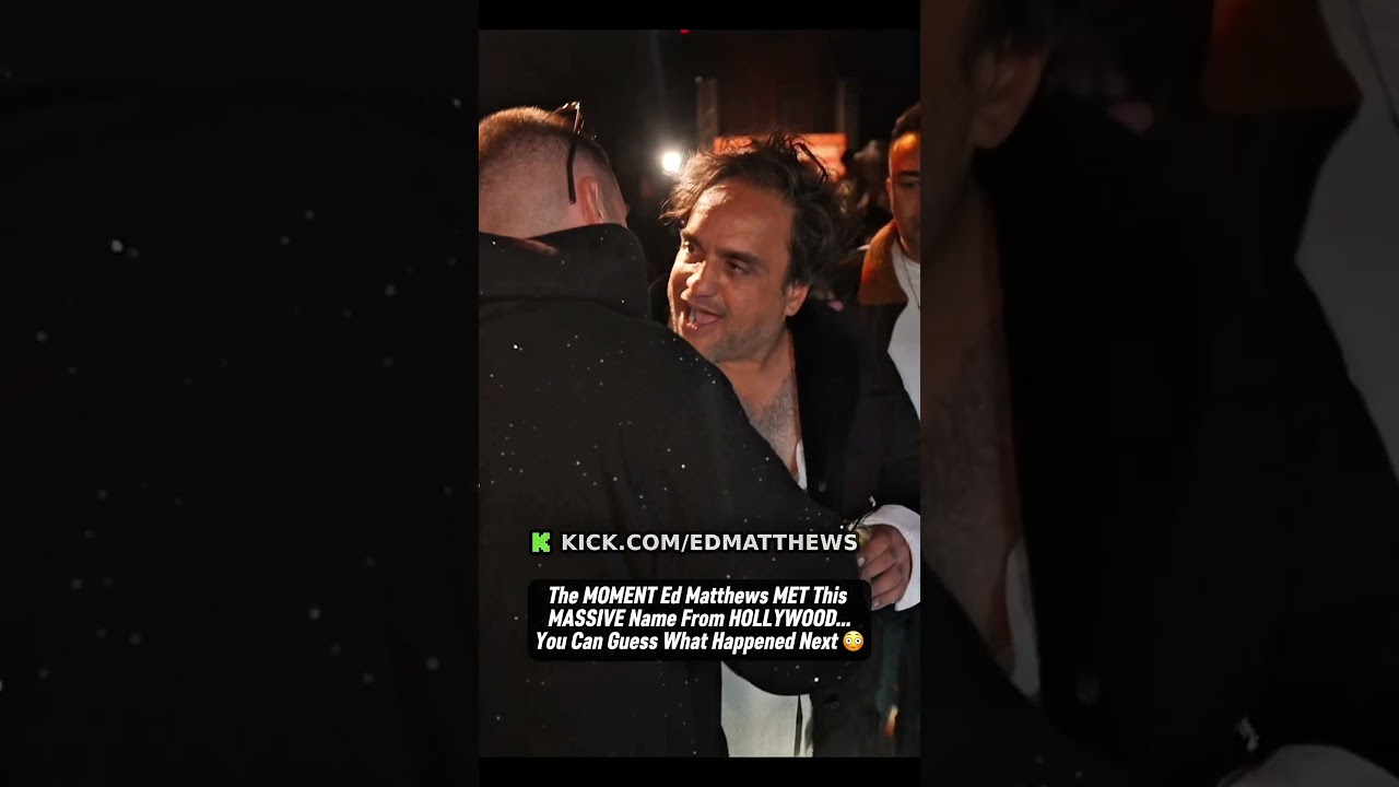 Ed Matthews Met one of HOLLYWOODS biggest names. #edmatthews #viral