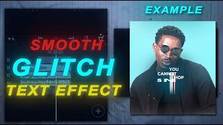SMOOTH GLITCH TEXT EFFECT ALIGHT MOTION TUTORIAL WITH XML!