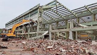 Extremely Dangerous Heavy Construction Equipment Building Demolitions Compilation on Internet