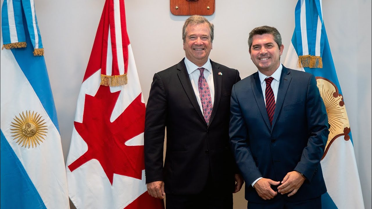 El gobernador Orrego recibió al embajador de Canadá en la Argentina ...