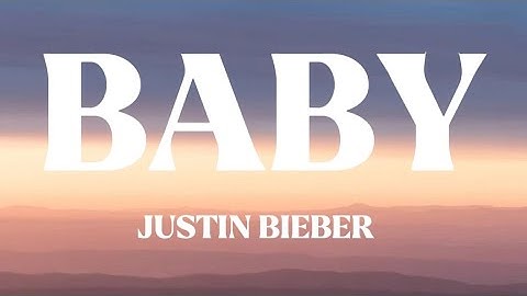 Justin Bieber - Baby (Lyrics) ft. Ludacris