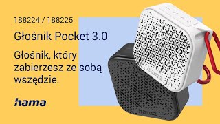 Głośnik Hama Bluetooth Pocket 3.0 | Przenośny i wydajny |