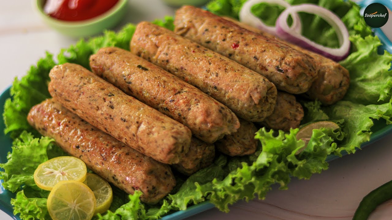 Steamed Chicken Seekh Kabab Recipe By SooperChef YouTube