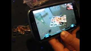 How Tekken Card Tournament uses augmented reality physical cards screenshot 1