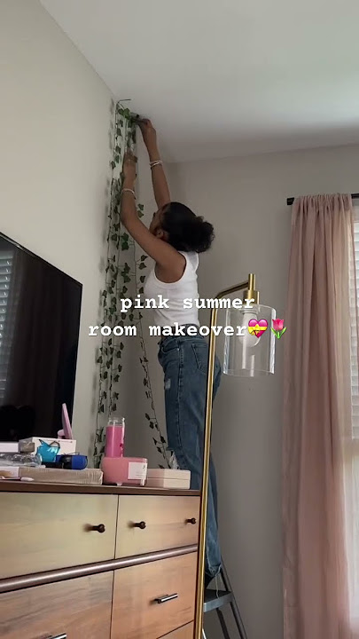 pink room makeover 💝 full video on my yt / #lexivee #shorts #roomtransformation #homegoods #target