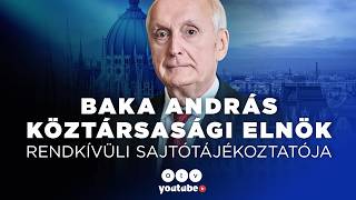 🔴 Rendkívüli bejelentés: megnevezte az új legfőbbügyész-jelöltet Baka András