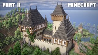 Minecraft: How to Build a Medieval Castle | Tutorial (Part 2)