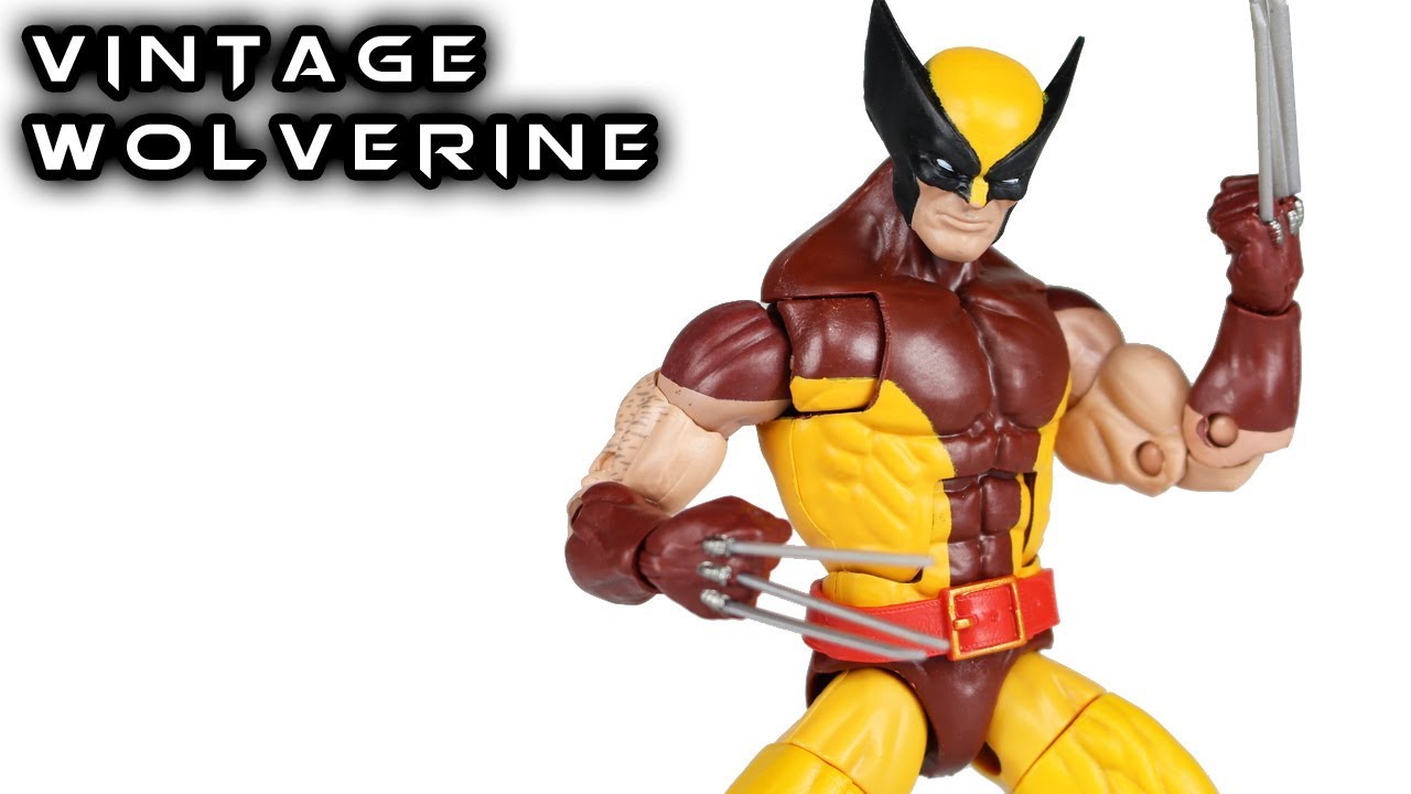 Marvel Legends Wolverine Vintage Series Action Figure Toy Review