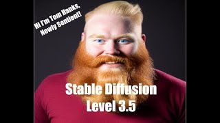Stable Diffusion in 5 Levels of Difficulty: Level 3.5
