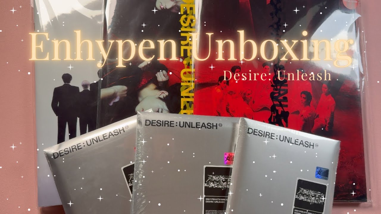 Enhypen Unboxing | Desire: Unleash 🎶I love my desire~🎵
